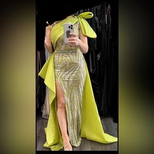 Fancy, beaded gown for a night out.Worn only once, it’s in a great condition.